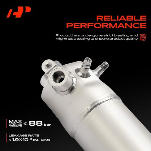 A-Premium Aluminum Air Conditioning A/C Receiver Drier Compatible with Chevrolet C4500 C5500 C6500 C7500 Kodiak, C8500 & GMC C4500 C5500 C6500 C7500 C8500 Topkick, 2003-2009, Silver in Saudi Arabia