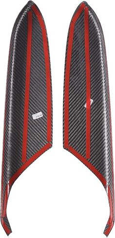 Sekhyna Car Side Door Armrest Panel Cover Trim Compatible with Corvette C8 Stingray 2020-2023 100% Real Carbon Fiber 2PCS Interior Door Panel Cover Trim Accessories (Black Carbon) in Saudi Arabia