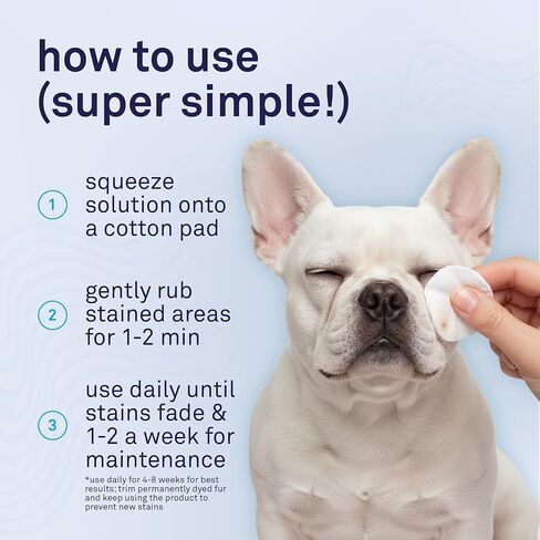 بيتبوست | مشط مزيل البقع الممزقة للكلاب - مشط أسنان فائق النعومة بلطف وفعالية يتخلص من القشور والمخاط والجنك حول الشيه تسو أو المالطي in Kuwait