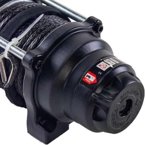 MOTOALLIANCE® Viper 3000lb ATV/UTV Wireless Winch with 50' of Black Synthetic Winch Rope. Waterproof IP67 Rated and Designed in the USA in Saudi Arabia