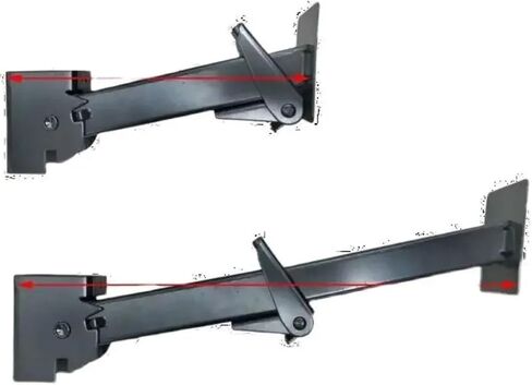 2 Pack Trailer Stabilizer Jacks with Manual Lift Handle for Camping Tools (Black) in Saudi Arabia