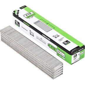 meite 18 Gauge Stainless Steel Brad Nails, 3/4 Inch 18GA Brad Nails, 304 Stainless Steel Small Finishing Nail Gun Nails for Pneumatic, Electric Brad Nailer Gun (2,000 Counts)