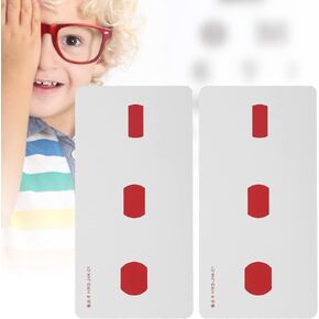 AmblyopiaTrainingCards Dirt Resistant Red Green Strabismus Training Cards for Daily Use