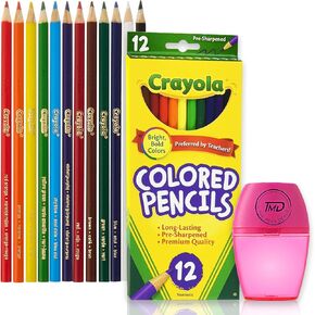 Colored Pencils, 36 Colored Pencils. Colored Pencils for adult Coloring. Coloring Pencils with Sharpener The ultimate Color Pencil Set.