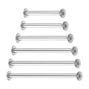 Create idea Set of 50 Screw Posts Binding Bolt Screw Post 35mm 40mm 50mm 60mm 65mm 70mm Carbon Steel Fastener for DIY Leather Crafts Clothing Making Objects Connector