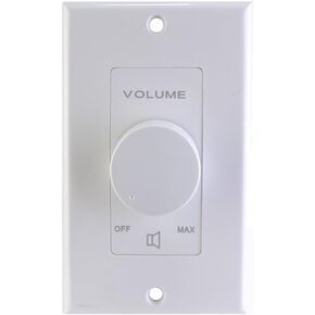 100W Impedance Matching Rotary Volume Control with White, Almond & Ivory Plates