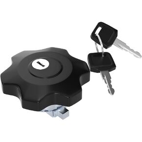 Artudatech Locking Gas Cap, New Fuel Tank Cap Fit for Suzuki DR-Z400S Z400SM (E03/E28) 2005-2022, for Suzuki RV125 VAN VAN 2003-2010, for Suzuki DR200S 2015-2020, for Suzuki RV200 VAN VAN 2017-2019