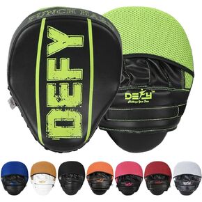 قفازات الملاكمة DEFY Challenger، كيك بوكسينغ Muay Thai MMA تستهدف قفازات منحنية لتدريب اليد للأطفال والشباب والرجال والنساء in Kuwait