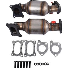 Pair Manifold Catalytic Converters Set Replacement for Honda Pilot 3.5L 2009-2015 EPA Compliant 10H45-131 10H45-132 10H45-131/132
