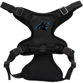 Littlearth Unisex-Adult NFL Carolina Panthers Front Clip Pet Harness, Team Color, Medium