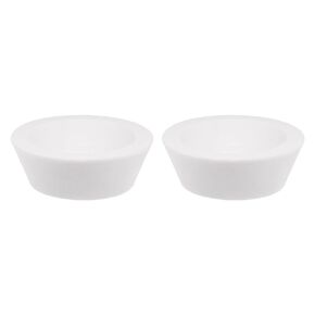 2pcs Grinding Wheel 5 Inch 100 Grits Aluminum Oxide Cup Abrasive Wheels, White Corundum for Hardened Steel, Grinding Machine