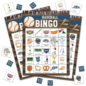 Tea Party Bingo Cards, Tea Bridal Party Games Bingo Cards, School Party, Birthday, Garden Tea Party Favors Supplies Decorations, 24 Players Bingo Game (A02)
