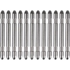 6-65042 Steel Track Pins for Lionel O-27 Scale, Train Track Connector Pins Train Lock on 3 Rail Tubular, 0.1'' Diameter and 1'' Height, Pack of 12