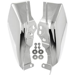 Motorcycle Mid Frame Air Heat Deflector Fits for Harley Touring Road King Electra Glide Street Glide Road Glide Tri Glide 2017-2024 (Black)