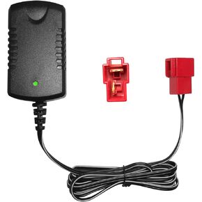 6V Kids Ride On Car Charger for 6 Volt Battery, 7v800ma Charger for BMX X6 Kid TRAX Disney GMC Beetle Bus Electric Baby Carriage Ride Toy Battery Supply Power Adapter Red Square Plug