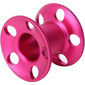 Keen so Aluminum Alloy Diving Spool Reel Guideline Underwater Finger Spool Reel for Freediving Snorkeling (Red) Diving
