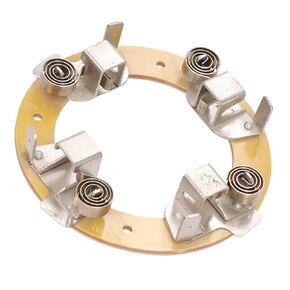 Motor Brushes Holder Plate with Springs JU2 H1801 20 00 Replacement for DM430 06 2.6kw Motors Golf Cart Parts