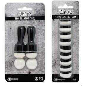 Tim Holtz Distress Tiny Blending Tool and Additional Foams Bundle Ranger Ink January 2024 Release