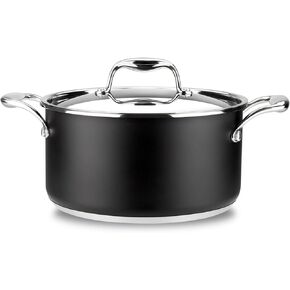 MAGEFESA Prisma – 5.5 and 6.3 inches mini Deep saute, made in 18/10 stainless steel, for all types of kitchens, INDUCTION, easy cleaning, dishwasher and oven safe up to 392ºF