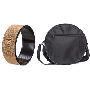 Yoga wheel Back Roller for Back Pain Stretching with Travel Bag