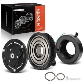 A-Premium A/C Compressor Clutch Kit Compatible with Nissan Altima 2.5L 2007-2012, Sentra 2.5L 2007-2012