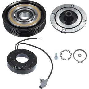 X AUTOHAUX AC Compressor Clutch Kit for Ram 1500 8CYL 5.7L 2003 2004 2005 2006 2007 2008 A/C Clutch Pulley Plate Coil Repair Assembly