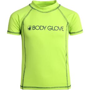 Body Glove Boys' Rash Guard Shirt - UPF 50+ Quick Dry Sun and Sand Protection Swim Shirt - Swimwear for Kids (5-14)