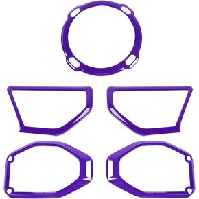 A Pillar Speaker Cover & Roof Speaker Audio Cover & Trunk Speaker Cover Ring Kit 5Pcs Compatible with 2018-2023 Jeep Wrangler JL JLU & Gladiator JT(Chrome)