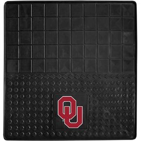 FANMATS 10826 Oklahoma Sooners Heavy Duty Vinyl Cargo Mat 31"x31", All Weather Trunk Mat, Trunk Protection