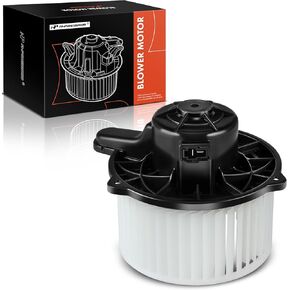 A-Premium HVAC Heater Blower Motor with Fan Cage Compatible with Hyundai Vehicles - 2007-2010 Elantra, 2007-2009 Santa Fe, 2009-2014 Genesis, 2007-2012 Veracruz, 2011-2013 Equus