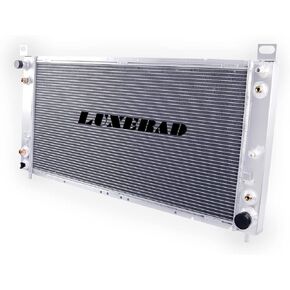 LUXERA Aluminum Radiator for 1999-2014 Chevy Silverado Suburban Tahoe GMC Yukon 1500 2500 2003-2009 Hum mer H2 6.0 V8 denali Radiator(Overall size: 41" × 18.5)