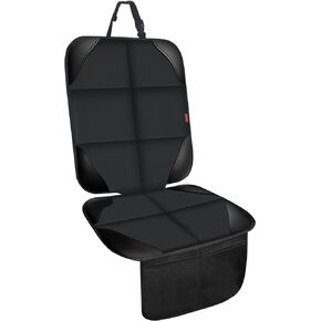 Car Seat Protectors for Child Car Seats 1 Pack Waterproof Leather Seats Protectors with Non-Slip Bottom Large Mesh Pockets Leather and Fabric Car Seats for SUV, Sedan, Trunk