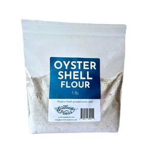 Southside Plants Oyster Shell Flour - High Calcium Supplement for Chickens, Amphibians, Reptiles, Mammals, Invertebrates & Birds - Harvest Delight Chicken Scratch | 1 lbs (1 lb)