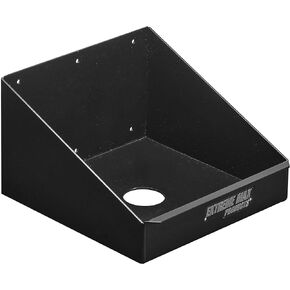 Extreme Max 5001.6128 Rag in a Box Wall-Mount Aluminum Dispenser Storage Rack Organizer for Enclosed Race Trailer, Shop, Garage, Storage - Black