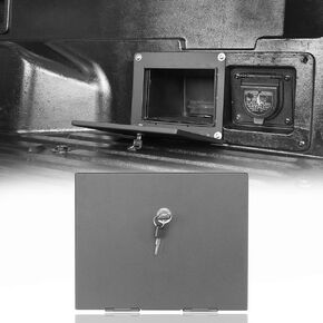 Hooke Road Tacoma Bed Storage Lockbox Security Organizer Insert Box Vault Compatible with Toyota Tacoma 2005-2015 2nd Gen Pickup Truck