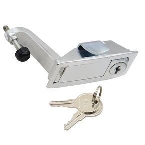 All Metal Latch Lock Kit - Tool Box for Models 386 387 Replacement#C233213 C23-3213 Plated Latch with Lock and Two Keys Metal Silvers
