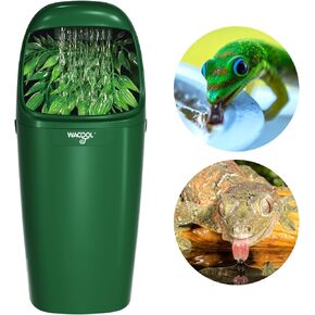Reptile Water Dripper Chameleon Drinking Fountain Water Dispenser, Automatic Water Feeder for Bearded Dragon Gecko Lizard Frog Snake