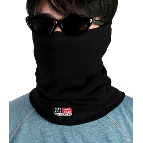 BOCOMAL FR Neck Gaiters Face Mask 7oz Mightweight Flame Resistant Welding Hood NFPA2112 CAT2