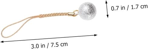 6 Pcs Purse Charm Backpack Pet Bells Cell Phone Decorations Japanese Cell Phone Charms Seal Bell Hanging Decor Mini Bells Band Charms Wallet Accessories Tassel Hanging Bell in Saudi Arabia