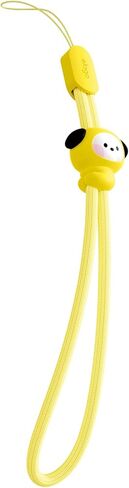 إلاجو | LINE FRIENDS BT21 [البضائع الرسمية] حزام معصم بحبل قصير، سحر الهاتف، سلسلة مفاتيح، مضاد للسقوط، زر قابل للتعديل in Kuwait