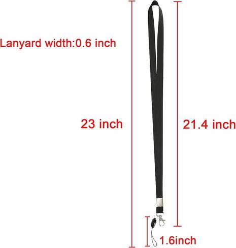YOUOWO 10 PCS Lanyard Neck Office Lanyards for id badges holder 10 Colors Cruise lanyard for ID card Badges Holders KEY kids ID Name Badge Keys in Saudi Arabia