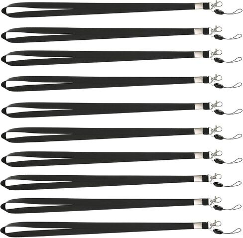YOUOWO 10 PCS Lanyard Neck Office Lanyards for id badges holder 10 Colors Cruise lanyard for ID card Badges Holders KEY kids ID Name Badge Keys in Saudi Arabia
