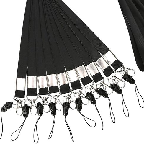 YOUOWO 10 PCS Lanyard Neck Office Lanyards for id badges holder 10 Colors Cruise lanyard for ID card Badges Holders KEY kids ID Name Badge Keys in Saudi Arabia