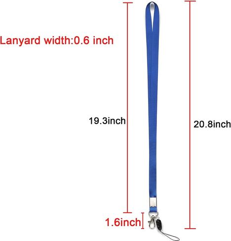 YOUOWO 10 PCS Lanyard Neck Office Lanyards for id badges holder 10 Colors Cruise lanyard for ID card Badges Holders KEY kids ID Name Badge Keys in Saudi Arabia