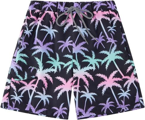 Patgoal Boys Swim Trunks with Compression Liner Boy Stretch Boxers Shorts 2 in 1 Beach Swimsuit Swimming Bathing Suit in Saudi Arabia