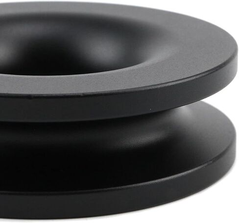 Winch Snatch Recovery Ring, 41,000lbs Strength Breaking Snatch Recovery Ring Snatch Block Pulley-Black in Saudi Arabia