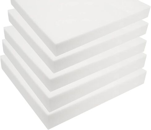 FoamTouch Upholstery Foam Cushion High Density 1" Height x 24" Width x 24" Length Made in USA in Kuwait