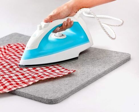 Wool Pressing Mat for Quilting, 100% Wool from New Zealand, Portable Felted Wool Ironing Mat Pad Blanket for Quilter, Sewing, Quilting Supplies and Notions 15''x12'' in Kuwait
