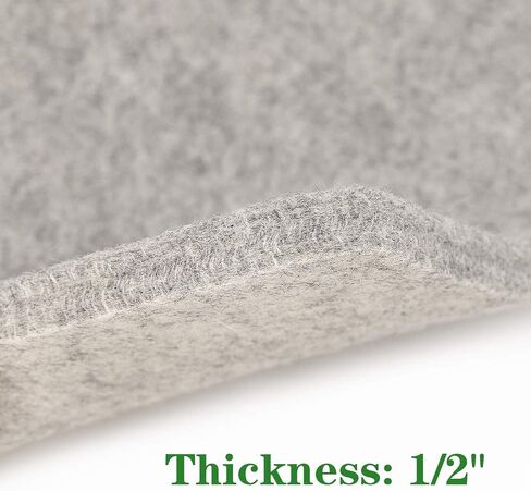 Wool Pressing Mat for Quilting, 100% Wool from New Zealand, Portable Felted Wool Ironing Mat Pad Blanket for Quilter, Sewing, Quilting Supplies and Notions 15''x12'' in Kuwait