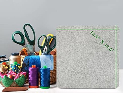 Wool Pressing Mat for Quilting, 100% Wool from New Zealand, Portable Felted Wool Ironing Mat Pad Blanket for Quilter, Sewing, Quilting Supplies and Notions 15''x12'' in Kuwait